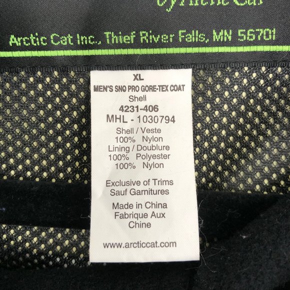 Arctic Cat Arctic Wear Sno Pro Gore-Tex Sponsor Jacket and Liner Men's XL Racing - Picture 4 of 10